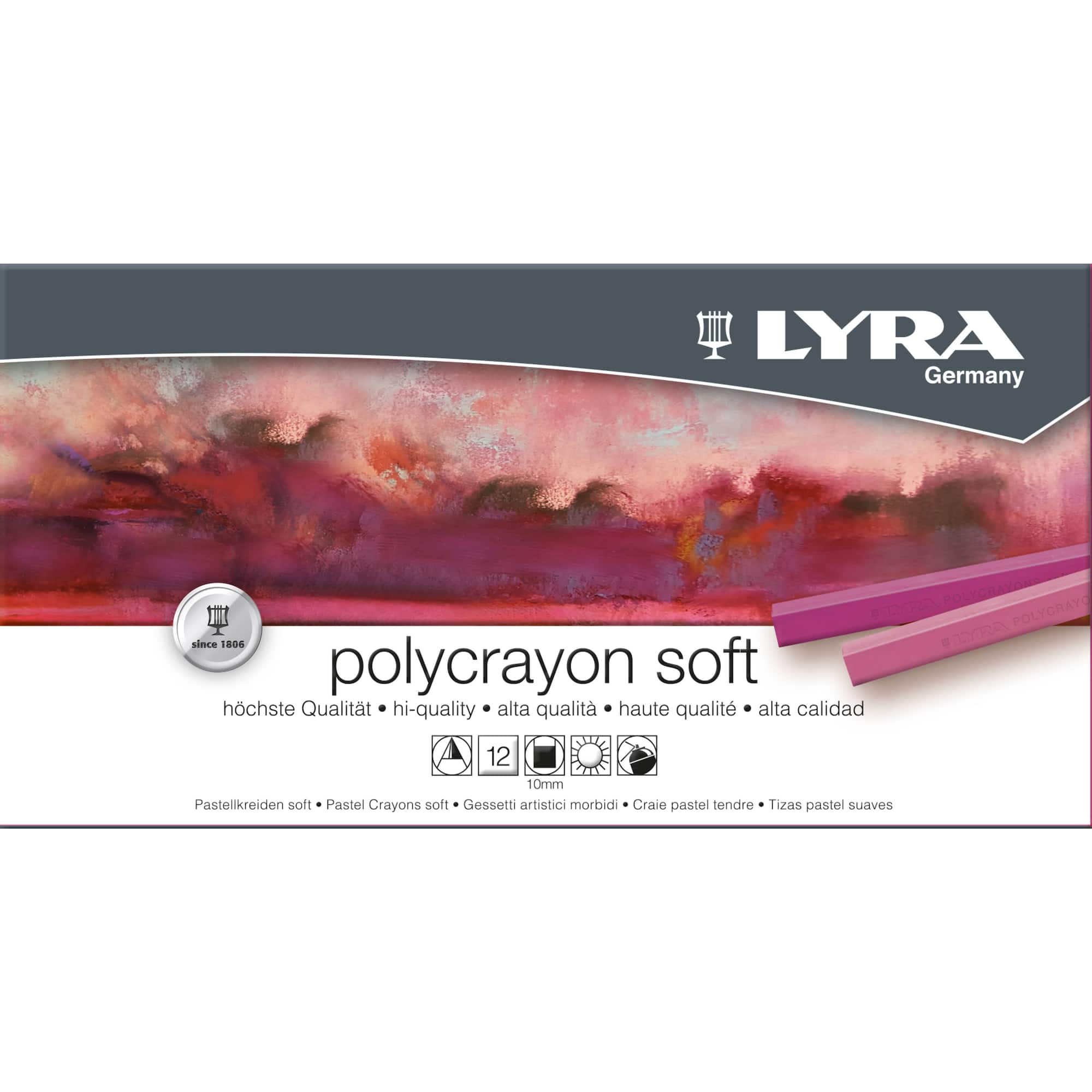 Lyra Polycrayons Soft Pastel Set